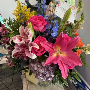 Mother's Day arrangement! Great job!