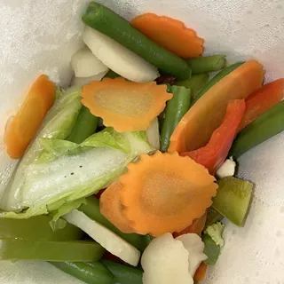 Side steamed vegetables
