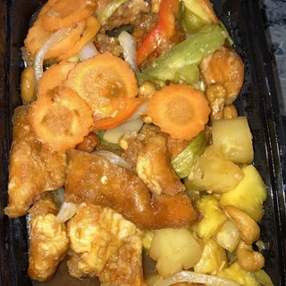 Salmon pineapple lovers