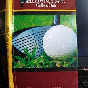 Yardage book, extra information always helps..
