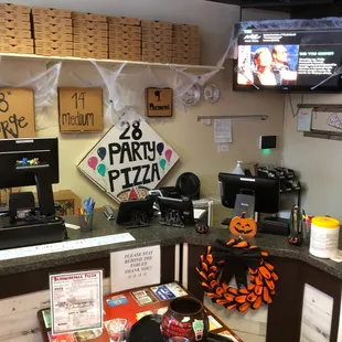 Inside cashier