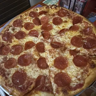 Pepperoni pizza