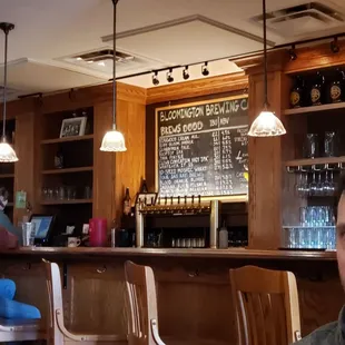 a man sitting at a bar