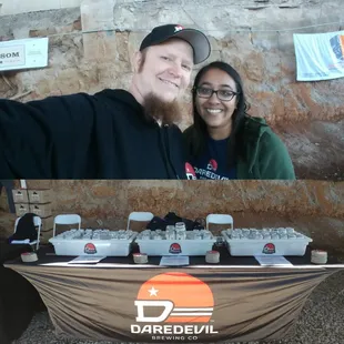 Anuja came out of retirement to help me pour some delicious Daredevil beer at the 2017 Bloomington Craft Beer Festival