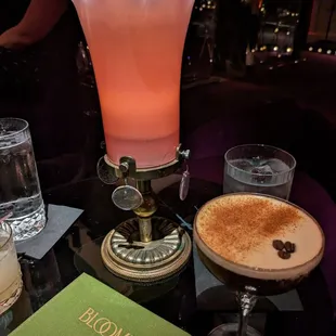 Espresso Martini and margarita