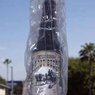 Bubble wrapped root beer.