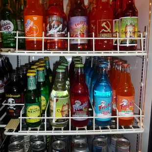 We offer over 40 different types of nostalgic &amp; novelty sodas!