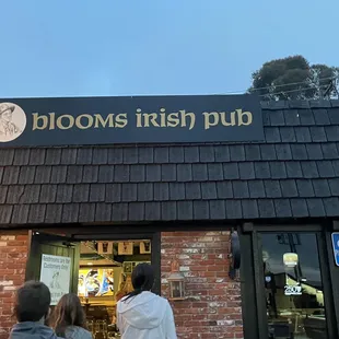 customers entering the building