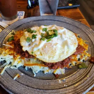 spuds deluxe breakfast with chorizo