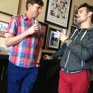 Drinking after the big wheel race