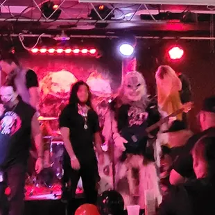 Awesome band night great costumes