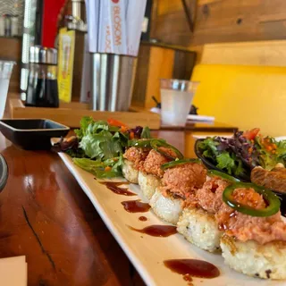 Crispy Rice with Spicy Tuna