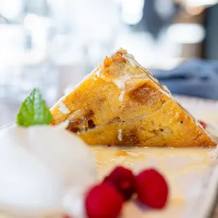 White Chocolate Bread Pudding ($12)