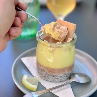 lemon chia pudding...  gluten free!