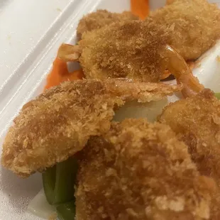 Breaded shrimp