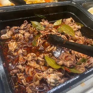 Baby octopus (Calamari salad)