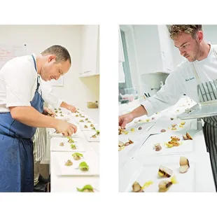 Our Chefs Plating Up