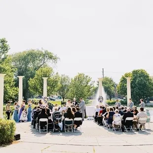 Outdoor wedding site