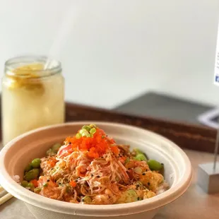 Kani salad and Spicy Tuna with sexy girl sauce! Is a kick!