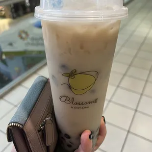 Red bean bubble tea