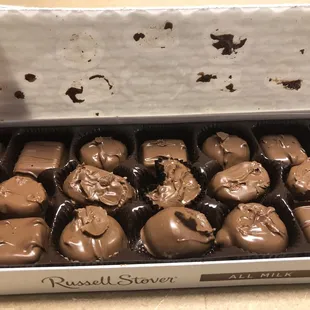 I realize it&apos;s Valentines Day but if they deliver chocolate in South Texas (where it&apos;s hot in the winter) they should invest in a cooler