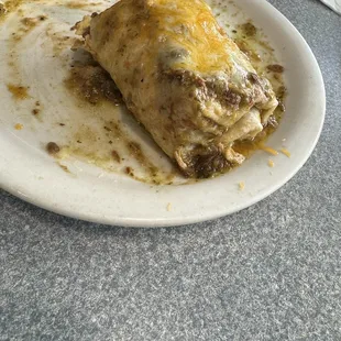 Chile Verde Breakfast Burrito