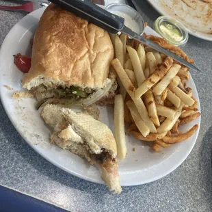 Philly Cheese Steak Sandwich