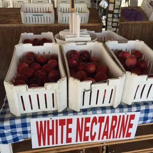 White Nectarines
