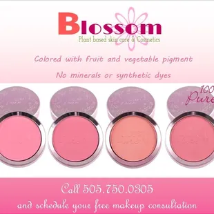 Beautiful blushes, high pigment and coverage.