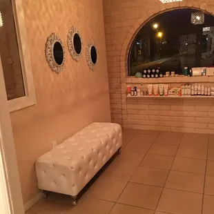 Makeup area
