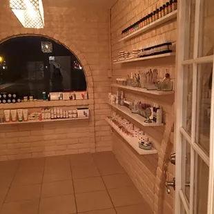 Makeup area