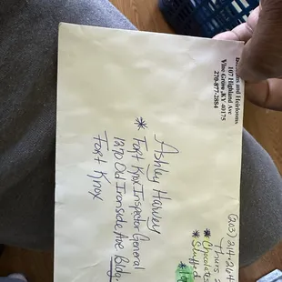 This is some sort of ..... I'm unsure of what is being referenced in the card nor does it say who sent it. Why was this card sent?