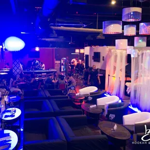 the lounge area