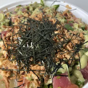 a plate of food
