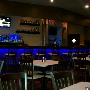 Wow! Thought i was in a restaurant and lounge in DC! LOVE this place!  Great food and bar.