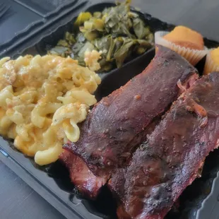 acon, macaroni, and cheese