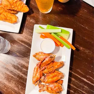 Dry rub chicken wings