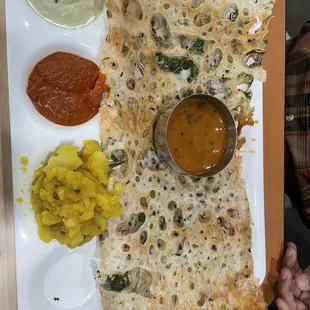 Rava Masala Dosa