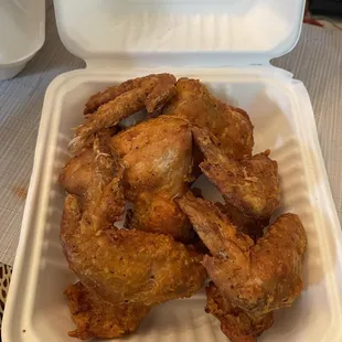 Deep fried chicken wings (5 ct)