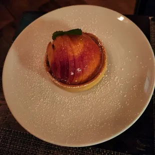 NYC Restaurant Week Summer 2024 peach tart