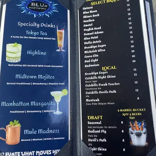 $18 specialty drinks
