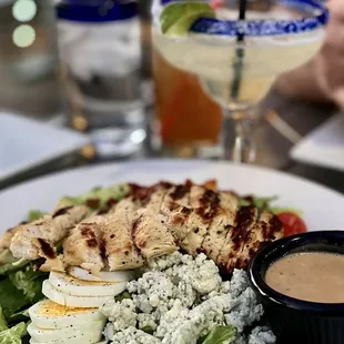 Blu Cobb Salad with Grilled chicken salad.