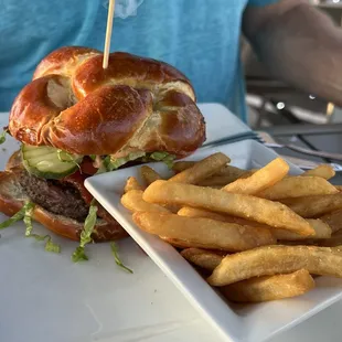 Great burgers and fries