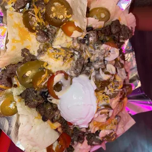 Steak nachos