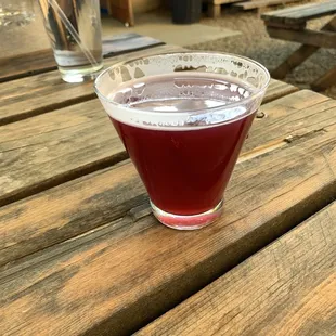Blueberry sour beer