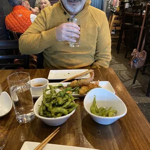 Handsome husband - not available on the dinner menu