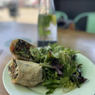 Vegan wrap ran out by Alisano with the good vibe that's hard to describe