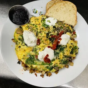 Yummy Burgundy Omelette