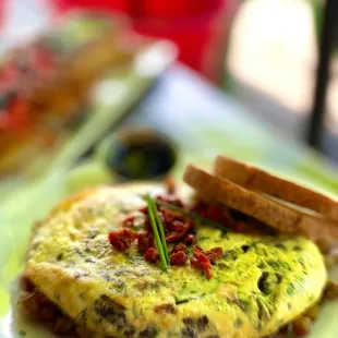 Spinach Omelette