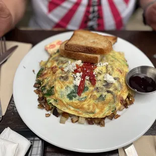 Burgundy Omelet